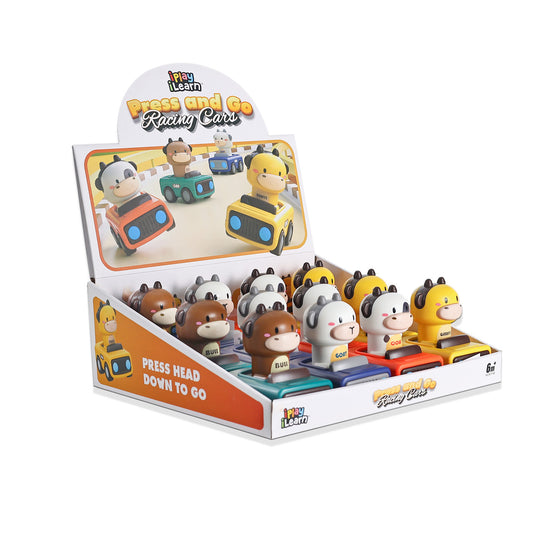 I Play I Learn - Press and Go Racing Cars