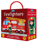 Sassi - Firefighters 3D Puzzle and Book Set