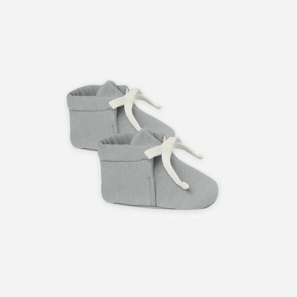 Quincy Mae - Baby Booties - Dusty Blue