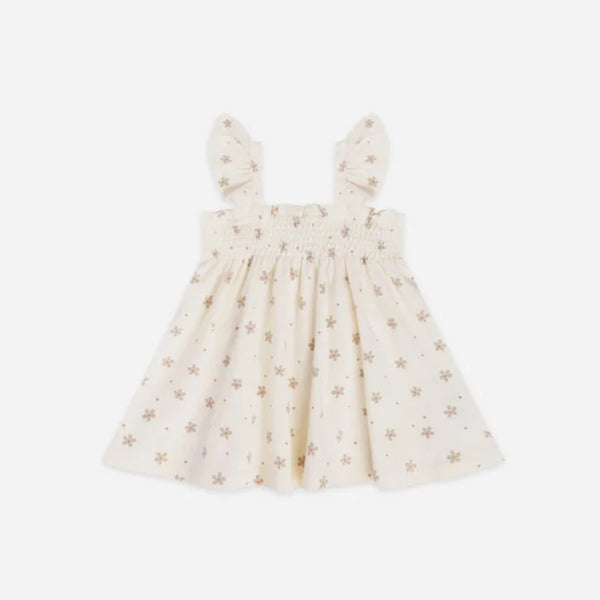 Quincy Mae- Smocked Jersey Dress- Dotty Floral
