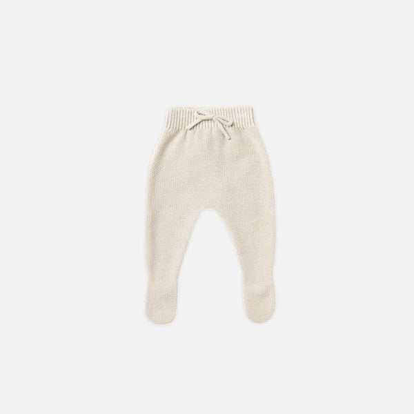 Quincy Mae- Natural Knit Footed Pant