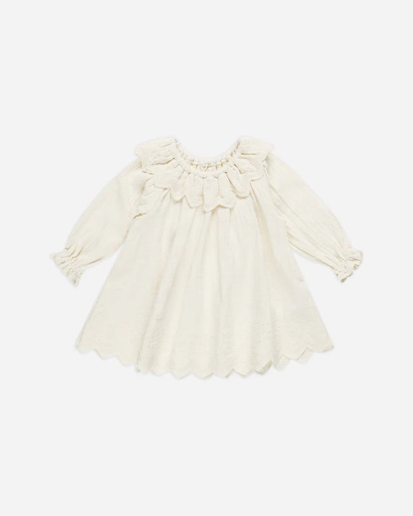 Quincy Mae- Ivory Long Sleeve Isla Dress