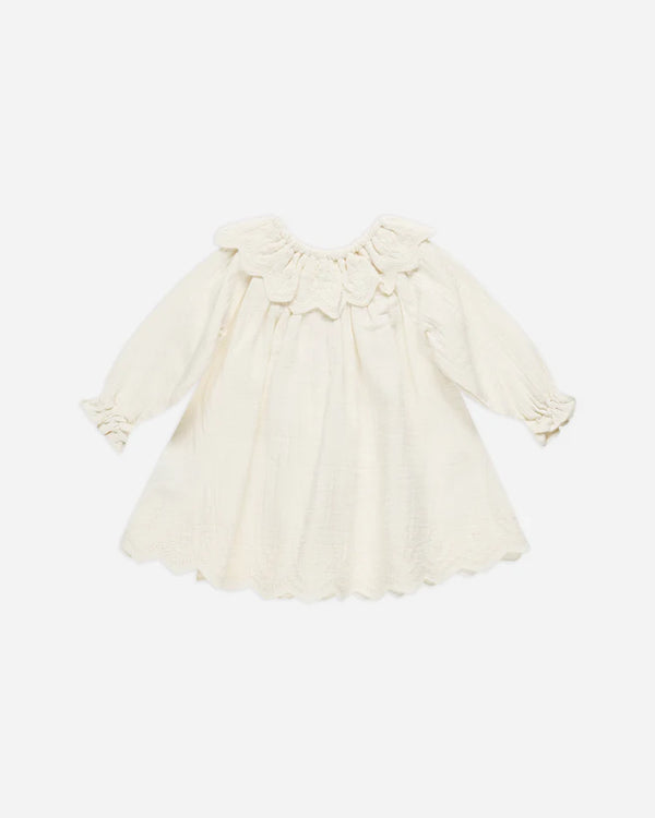 Quincy Mae- Ivory Long Sleeve Isla Dress