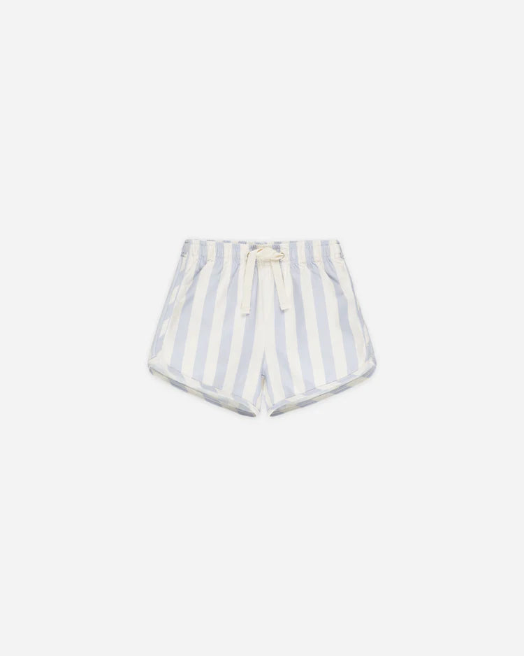 Rylee & Cru - Blue Stripe Swim Trunk