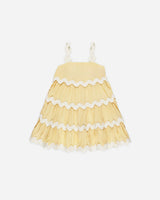 Rylee & Cru - Yellow Ric Rac Dress