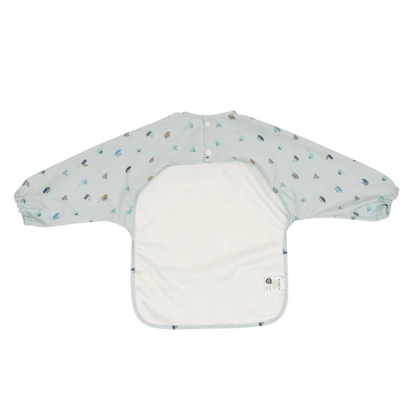 All4Ella- Sail Boats Recycled Long Sleeve Bib
