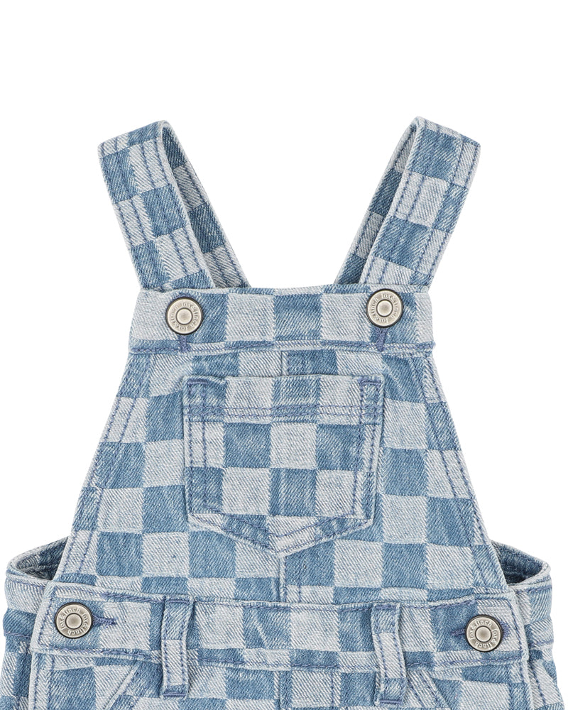 Fox & Finch - The Waterhole Check Denim Overall