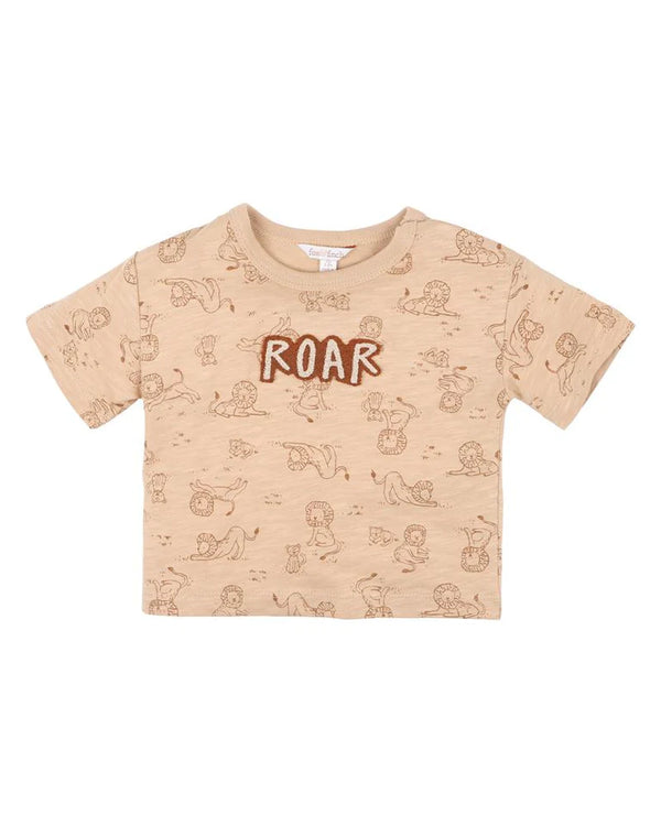 Fox & Finch- Lion Roar Print Tee