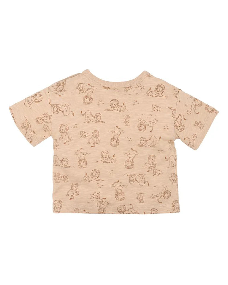 Fox & Finch- Lion Roar Print Tee