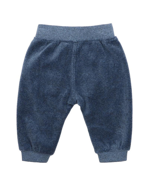 Fox and Finch - Dragon Blue Velour Pants