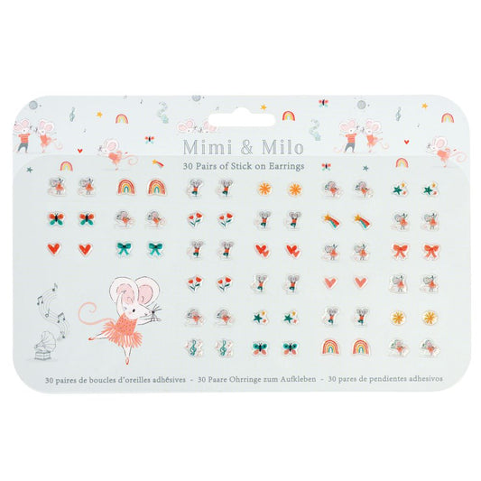 Rex London - Stick on Earrings- Mimi and Milo