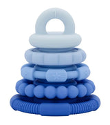 Jellystone- Rainbow Stacking Teether- Blueberry Ombre