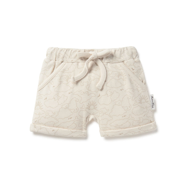Aster and Oak- Cloud Chaser Ribbed Shorts
