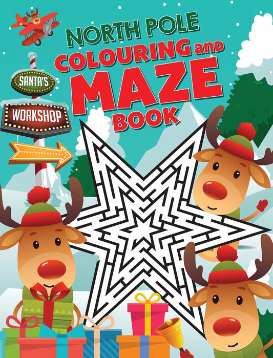Lake Press - Colouring and Mazes - North Pole