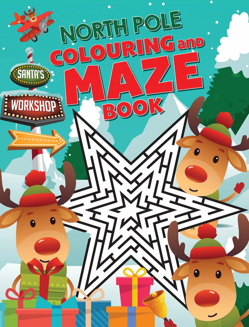 Lake Press - Colouring and Mazes - North Pole