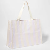 SunnyLife - Carryall Beach Bag - Rio Sun Pastel Lilac Stripe