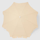 SunnyLife - Beach Umbrella - Mango Bay Golden Mustard Stripe