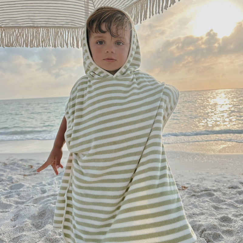 SunnyLife - Kids Character Hooded Towel - Into the Wild Khaki