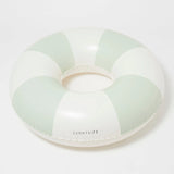 SunnyLife - Tube Pool Ring - The Vacay Soft Olive Stripe