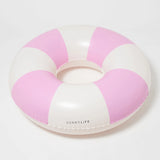 SunnyLife - Tube Pool Ring - Bubblegum Pink Stripe