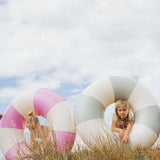 SunnyLife - Tube Pool Ring - Bubblegum Pink Stripe