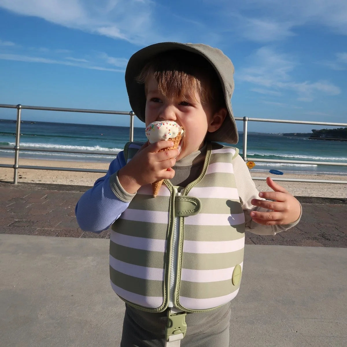 SunnyLife - Kids Swim Vest - Into the Wild Khaki