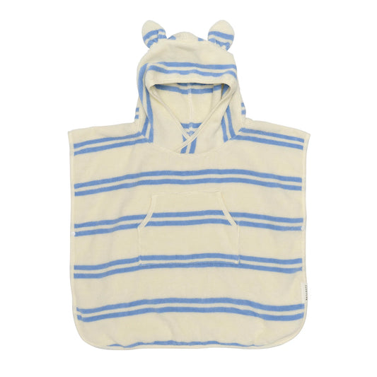 SunnyLife - Kids Character Hooded Towel Sammy the Seagull Blue Stripe