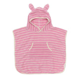 SunnyLife - Kids Character Hooded Towel Cotton Candy Pink Stripe