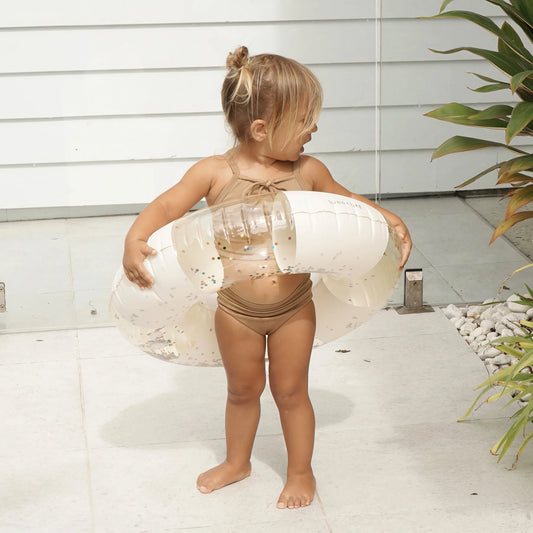 SunnyLife - Mini Tube Pool Ring Cotton Candy Stripe