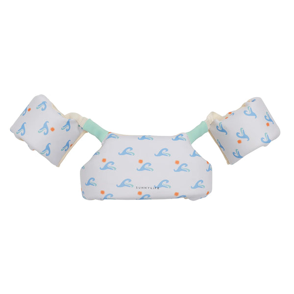 SunnyLife - Floatie Jacket 3-6 Sammy the Seagull Blue Wave