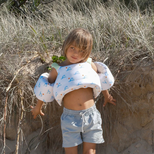 SunnyLife - Floatie Jacket 3-6 Sammy the Seagull Blue Wave