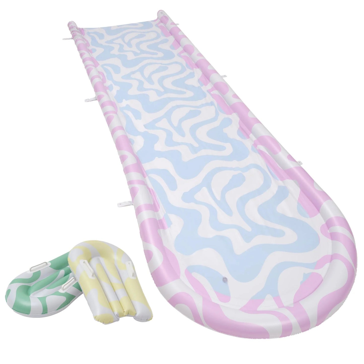 SunnyLife - Slip, Slide and Body Board Set Poolside Sorbet Wave