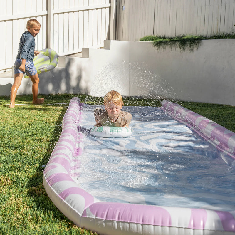 SunnyLife - Slip, Slide and Body Board Set Poolside Sorbet Wave