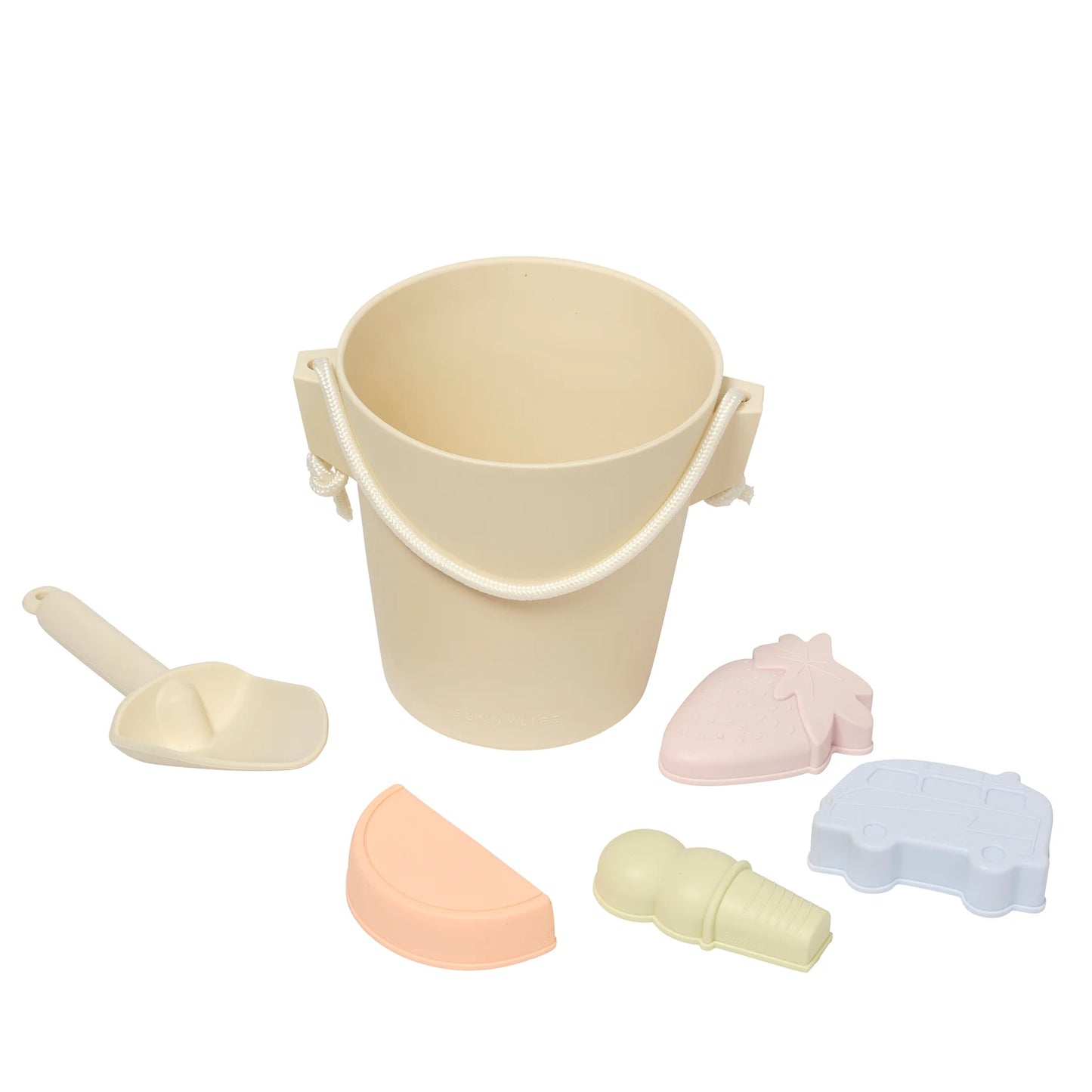 SunnyLife - Silicone Bucket & Spade Set Apple Sorbet Multi