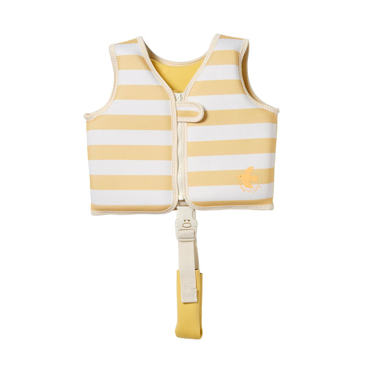 SunnyLife - Kids Swim Vest - Sammy the Seagull Mustard Stripe