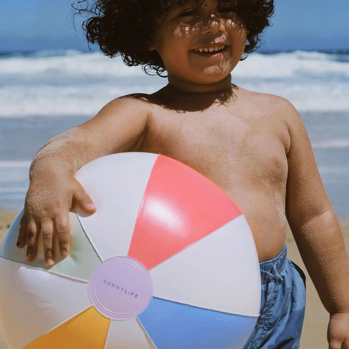 SunnyLife - Inflatable Beach Ball Into the Wild Multi - The Fashion Baby and Co