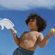 SunnyLife - Kids Velcro Beach Bats - Eli the Elephant Multi