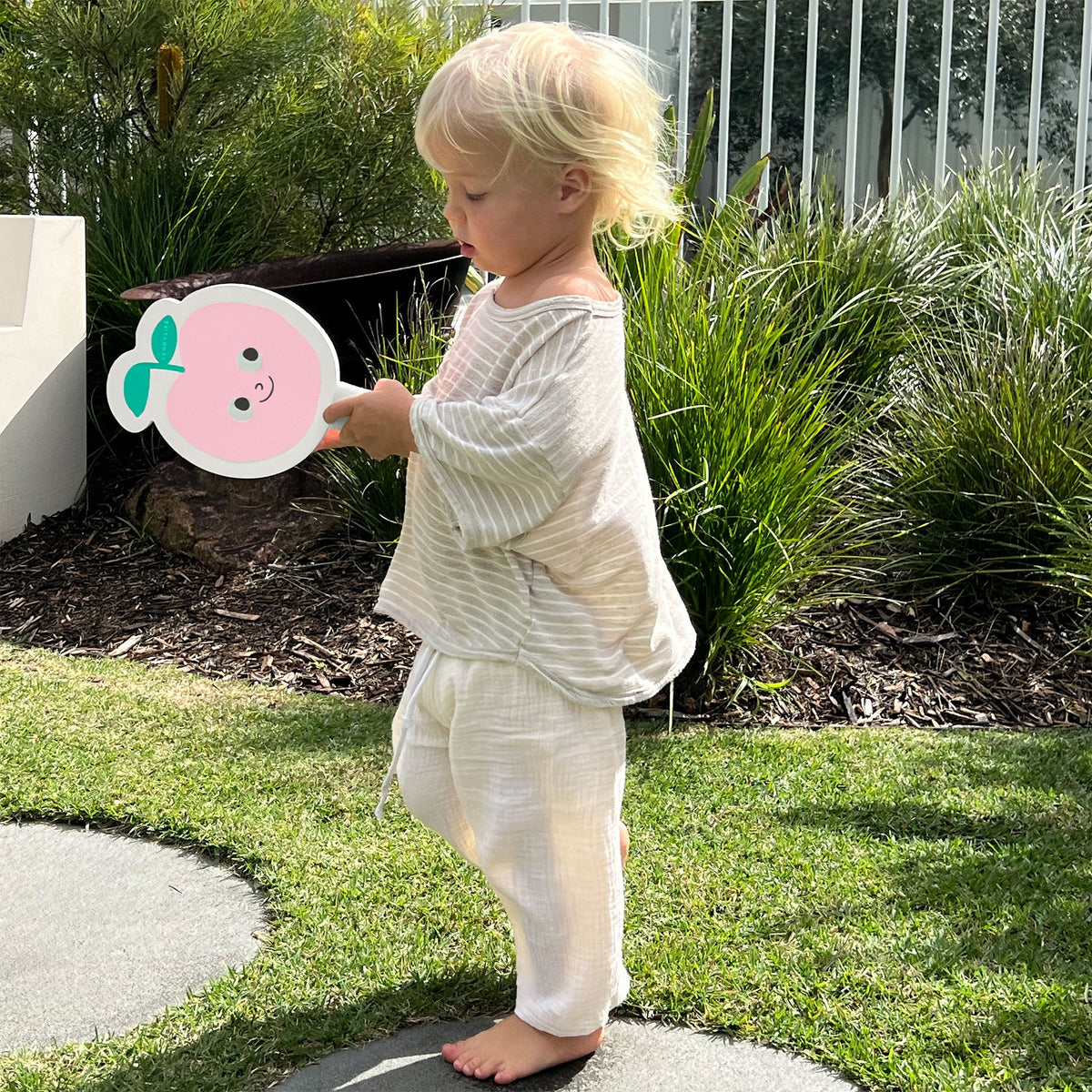 SunnyLife - Kids Velcro Beach Bats - Poppy the Peach