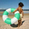 SunnyLife - Mini Tube Pool Ring - Zest Green Stripe