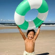 SunnyLife - Mini Tube Pool Ring - Zest Green Stripe