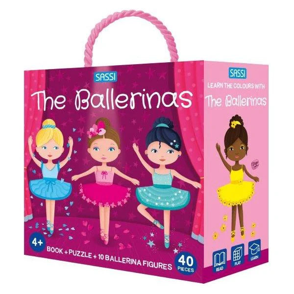 Sassi - Ballerina 3D Puzzle and Book Set