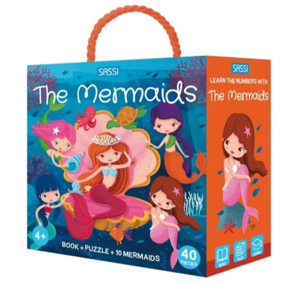 Sassi - Mermaid 3D Puzzle and Book Set