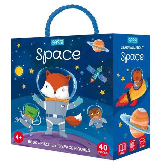 Sassi - Space 3D Puzzle and Book Set
