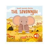 Sassi Board Book- Sweet Sounds Stories- The Savannah