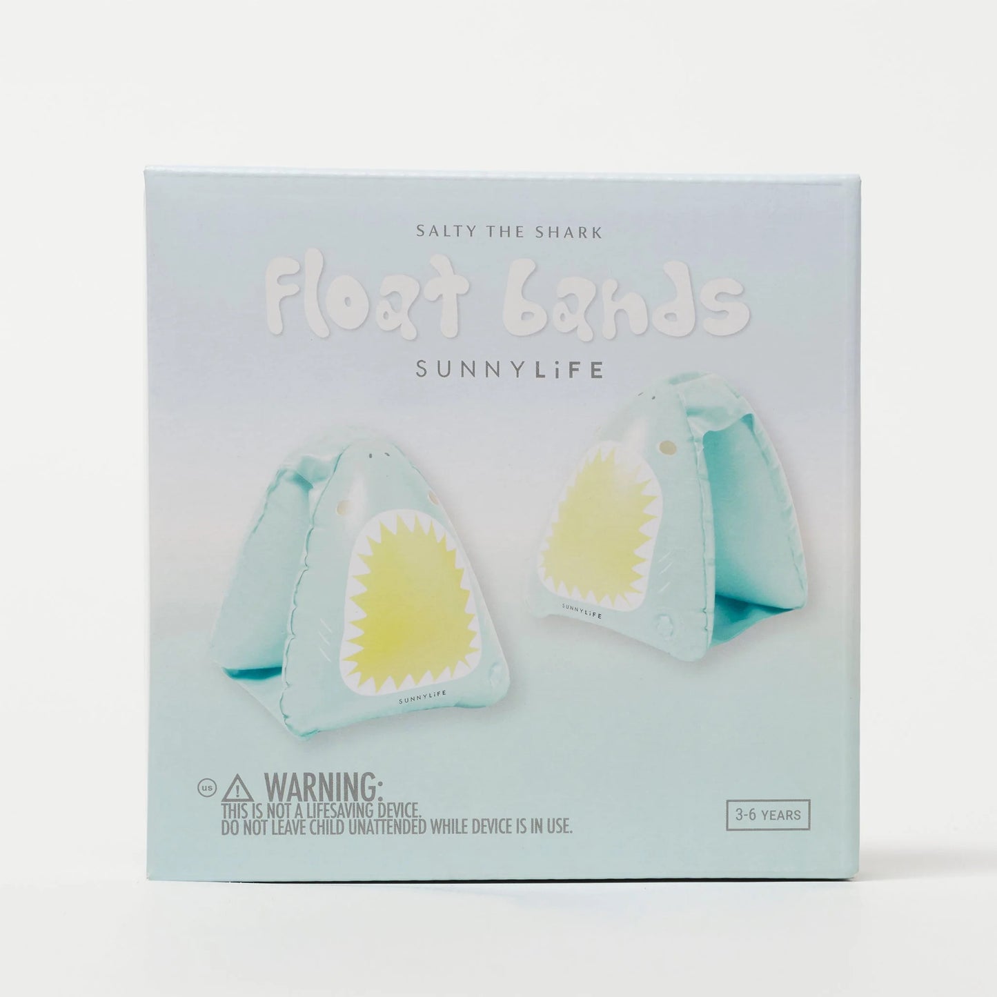 SunnyLife-Salty The Shark Float Bands- Aqua