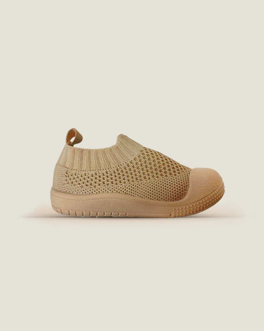 Little Sohls- S-Series Slip On Shoe- Sandstone Brown