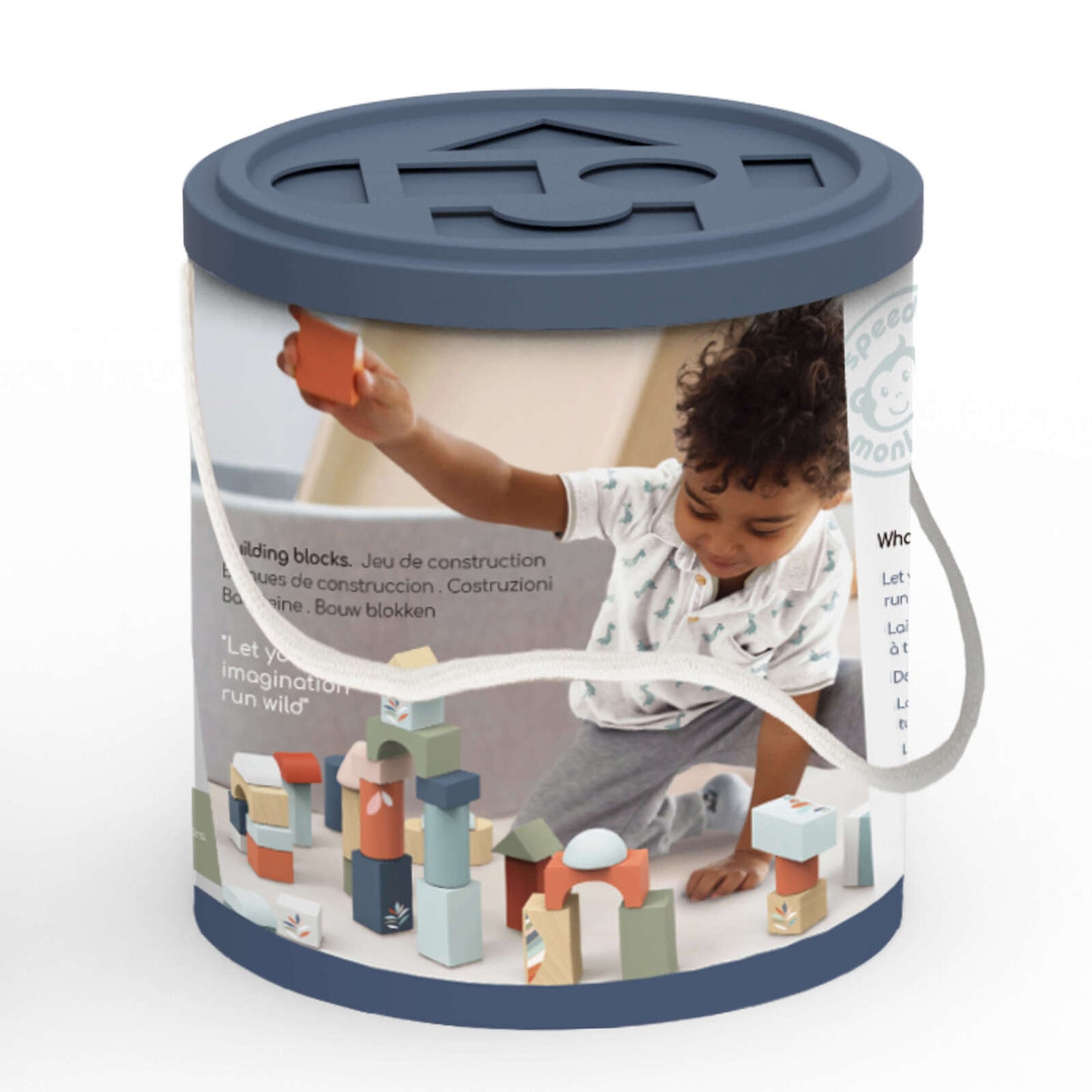 Speedy Monkey- Building Blocks- 50 Piece Set