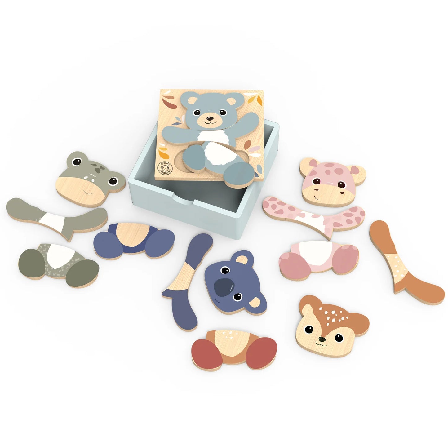 Speedy Monkey- Mix & Match Puzzle