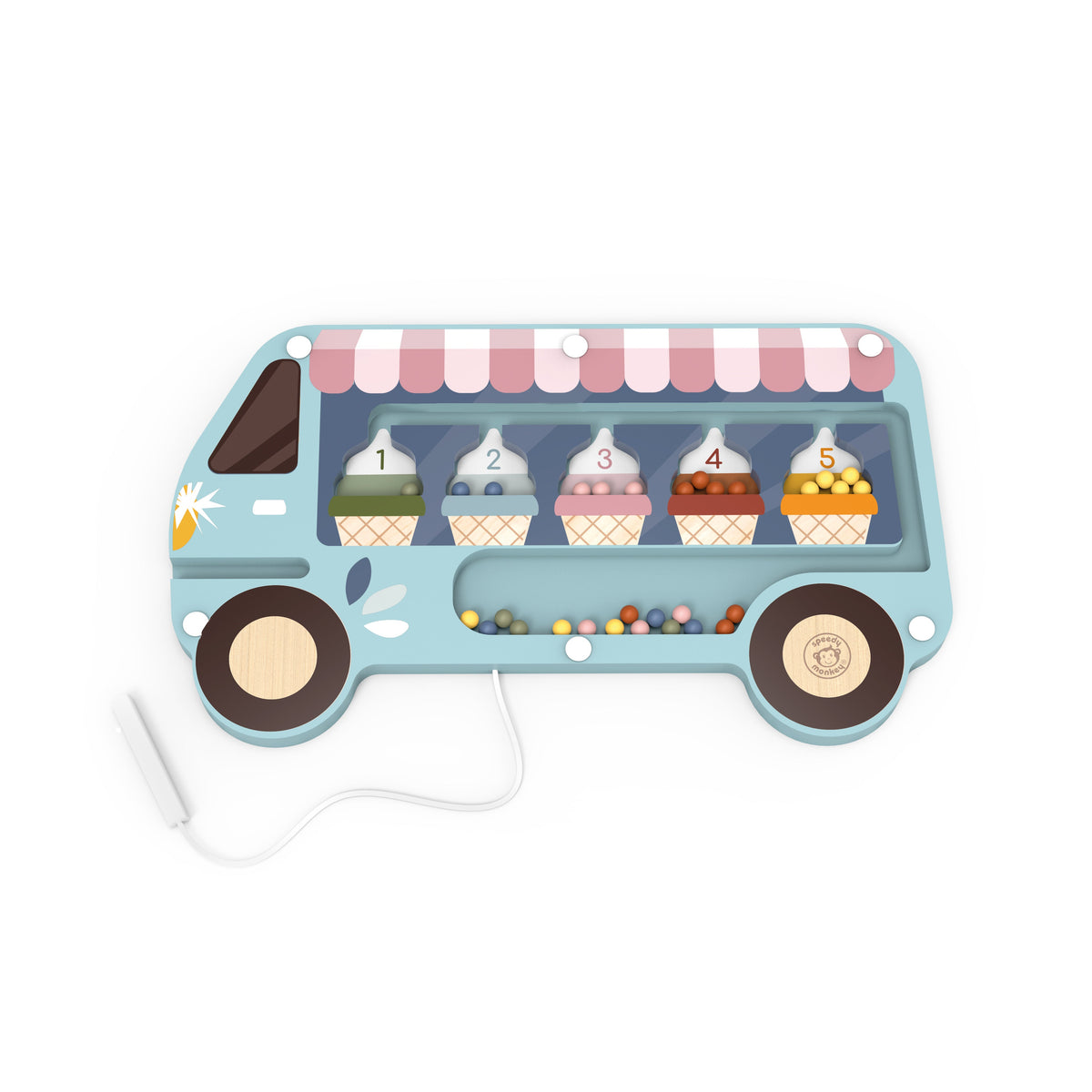 Speedy Monkey - Ice Cream Magnetic Maze