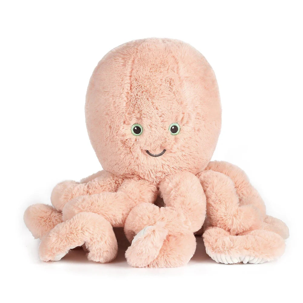 OB Designs- Little Cove Octopus Soft Toy- Pink 22cm